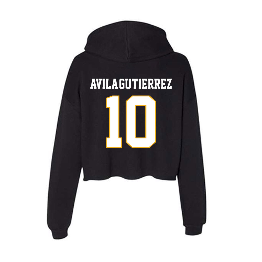 Winthrop - NCAA Women's Soccer : Monssi Avila-Gutierrez - Classic Shersey Women's Crop Fleece Hoodie-1