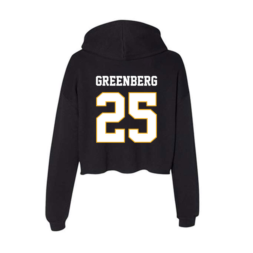 Winthrop - NCAA Baseball : Zach Greenberg - Classic Shersey Women's Crop Fleece Hoodie-1
