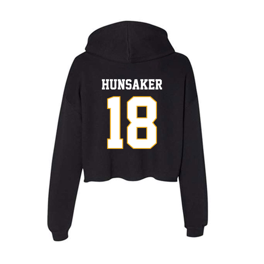 Winthrop - NCAA Women's Soccer : Violet Hunsaker - Classic Shersey Women's Crop Fleece Hoodie-1