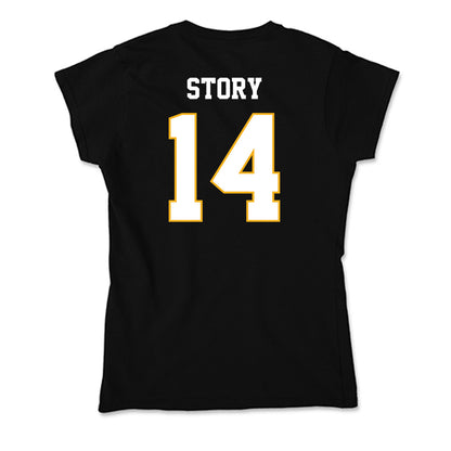 Winthrop - NCAA Men's Soccer : Logan Story - Classic Shersey Soft Style Women’s T-Shirt-1