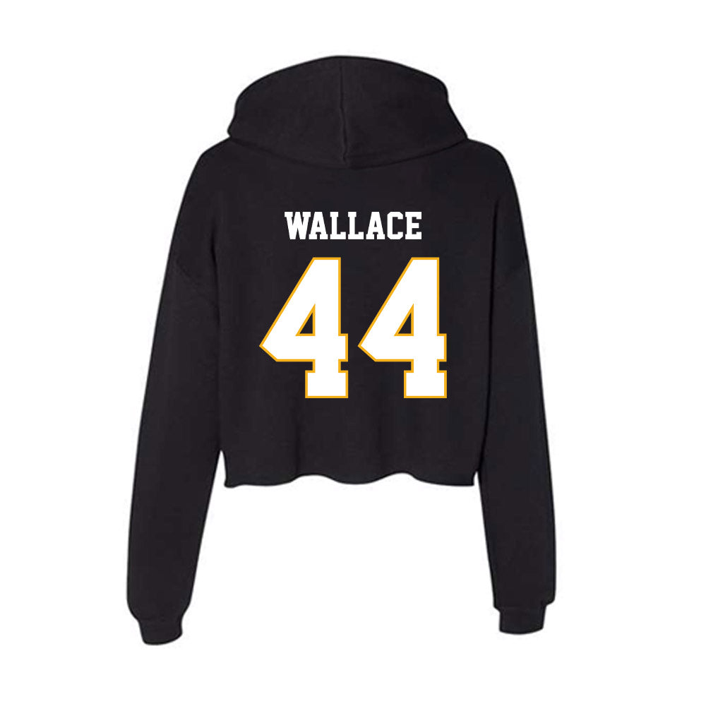 Winthrop - NCAA Baseball : CJ Wallace - Classic Shersey Women's Crop Fleece Hoodie-1