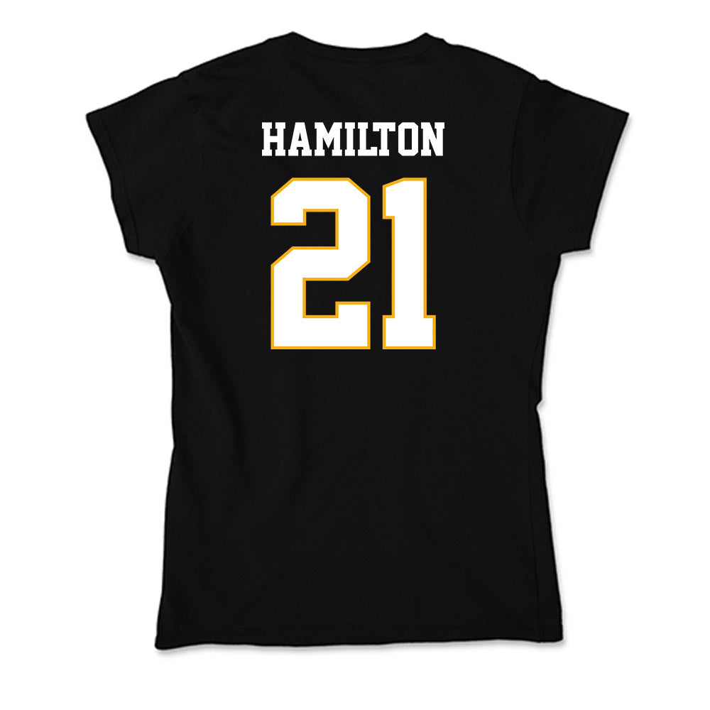 Winthrop - NCAA Men's Basketball : Tai Hamilton - Classic Shersey Soft Style Women’s T-Shirt-1