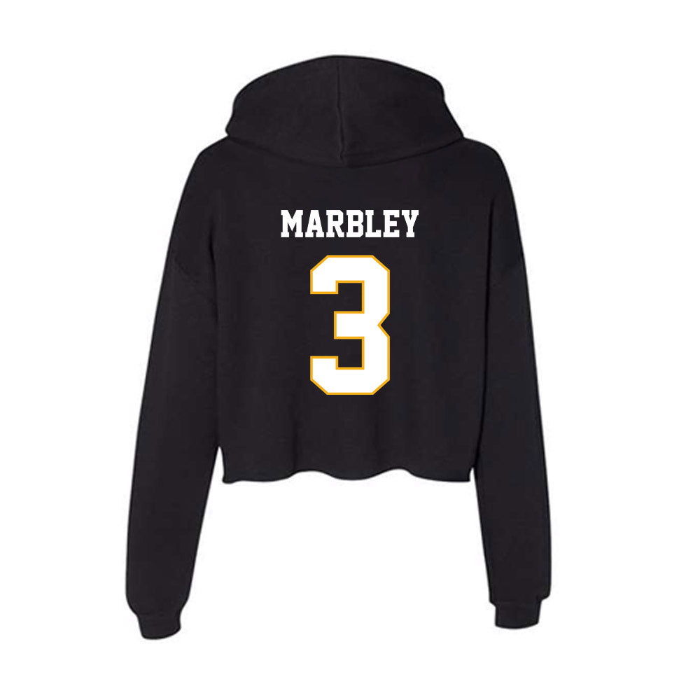 Winthrop - NCAA Women's Volleyball : Trabrece Marbley - Classic Shersey Women's Crop Fleece Hoodie-1