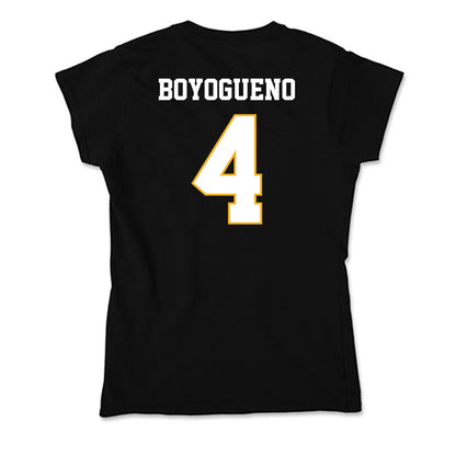 Winthrop - NCAA Men's Basketball : Pharrell Boyogueno - Classic Shersey Soft Style Women’s T-Shirt-1