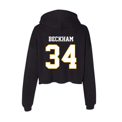 Winthrop - NCAA Softball : Tia Beckham - Classic Shersey Women's Crop Fleece Hoodie-1