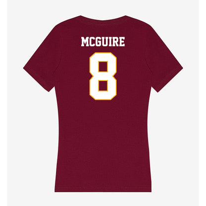 Winthrop - NCAA Baseball : Grant McGuire - Classic Shersey Women's V-Neck T-Shirt-1