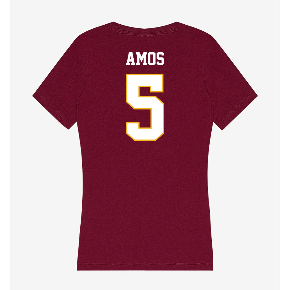 Winthrop - NCAA Softball : Rebecca Amos - Classic Shersey Women's V-Neck T-Shirt-1