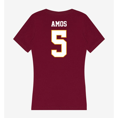 Winthrop - NCAA Softball : Rebecca Amos - Classic Shersey Women's V-Neck T-Shirt-1