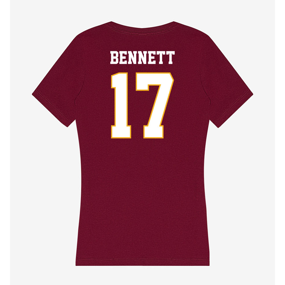 Winthrop - NCAA Women's Soccer : Laura Bennett - Classic Shersey Women's V-Neck T-Shirt-1