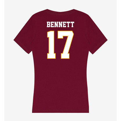 Winthrop - NCAA Women's Soccer : Laura Bennett - Classic Shersey Women's V-Neck T-Shirt-1