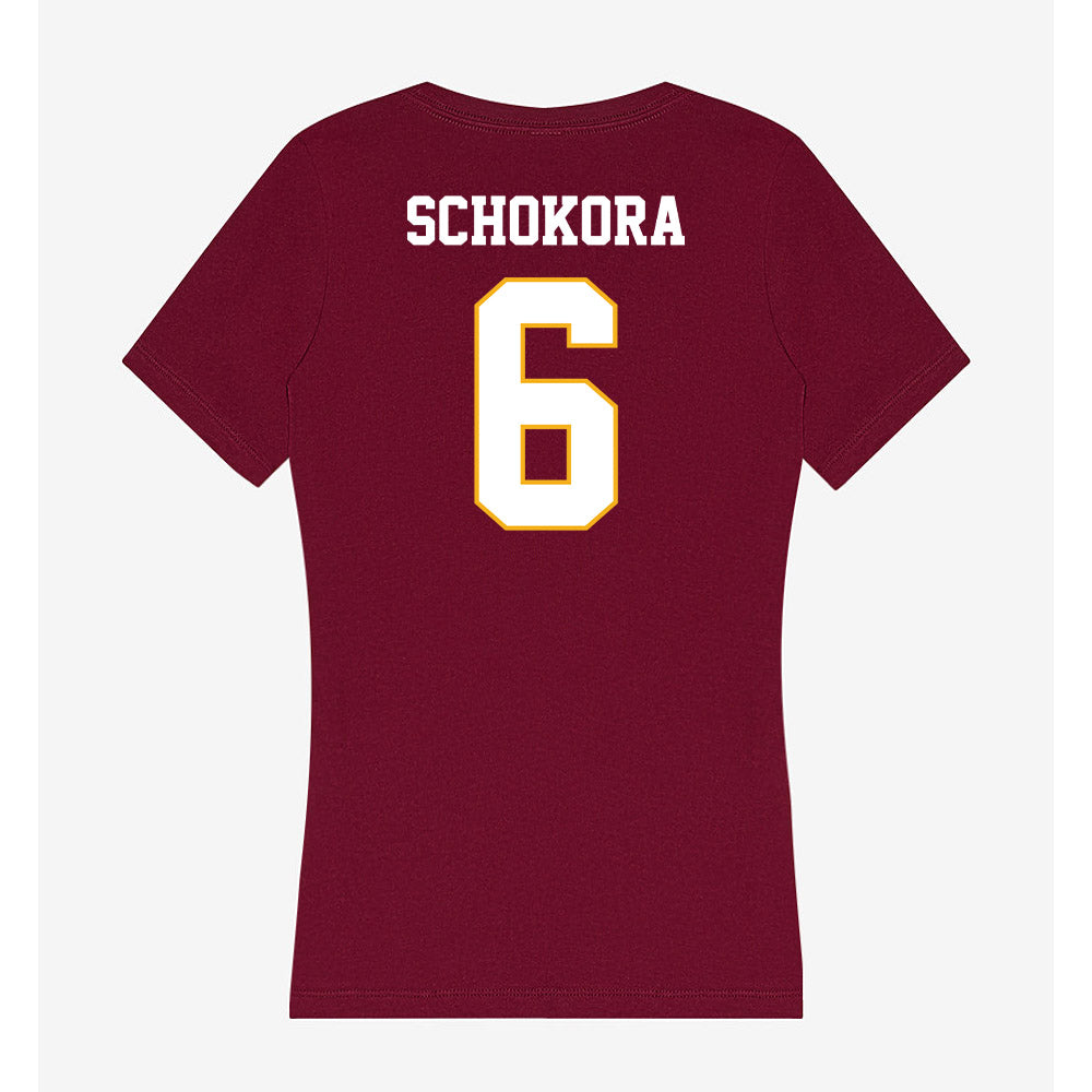 Winthrop - NCAA Women's Soccer : Evyn Schokora - Classic Shersey Women's V-Neck T-Shirt-1
