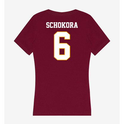 Winthrop - NCAA Women's Soccer : Evyn Schokora - Classic Shersey Women's V-Neck T-Shirt-1