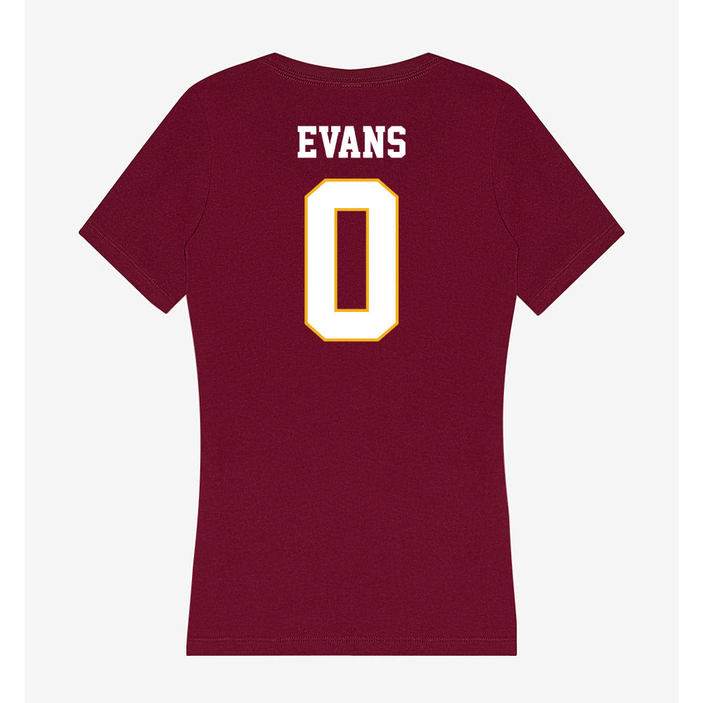 Winthrop - NCAA Men's Basketball : Kaleb Evans - Classic Shersey Women's V-Neck T-Shirt-1