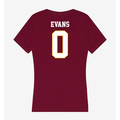 Winthrop - NCAA Men's Basketball : Kaleb Evans - Classic Shersey Women's V-Neck T-Shirt-1