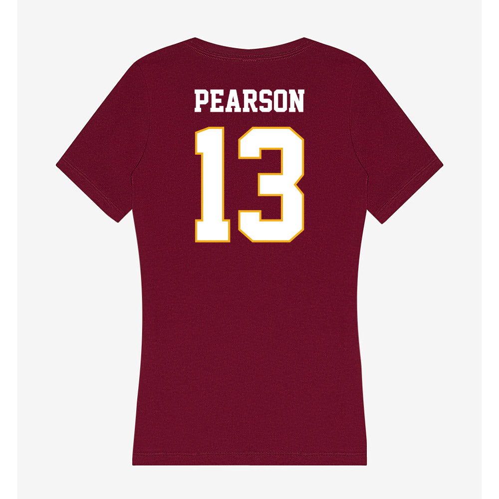 Winthrop - NCAA Softball : Carli Pearson - Classic Shersey Women's V-Neck T-Shirt-1