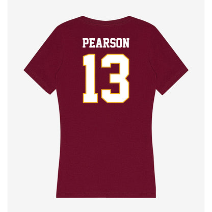 Winthrop - NCAA Softball : Carli Pearson - Classic Shersey Women's V-Neck T-Shirt-1