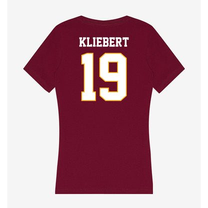 Winthrop - NCAA Men's Soccer : Pierson Kliebert - Classic Shersey Women's V-Neck T-Shirt-1