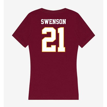 Winthrop - NCAA Men's Soccer : Caleb Swenson - Classic Shersey Women's V-Neck T-Shirt-1