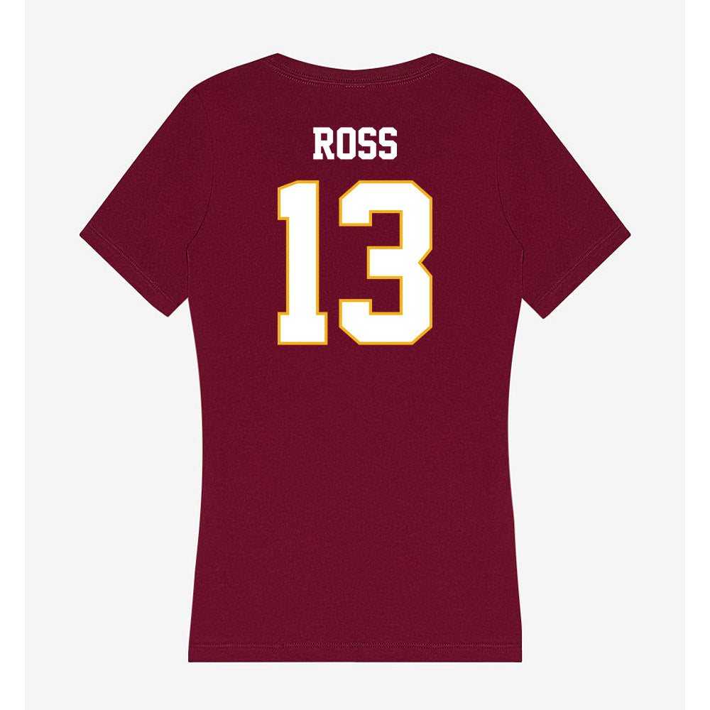 Winthrop - NCAA Women's Soccer : Ashley Ross - Classic Shersey Women's V-Neck T-Shirt-1