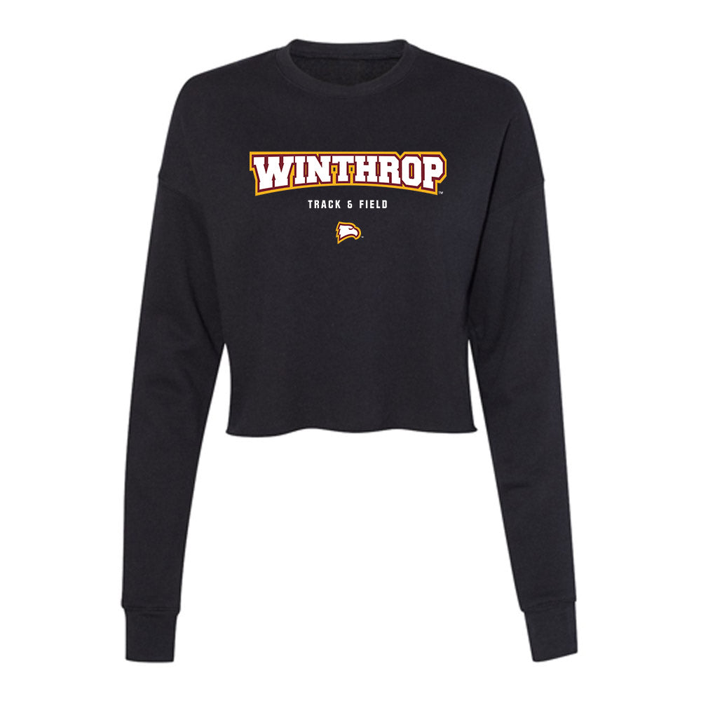 Winthrop - NCAA Women's Track & Field : Jordan Bailem - Classic Shersey Women's Cropped Crew Fleece-0