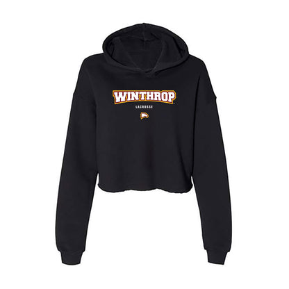 Winthrop - NCAA Women's Lacrosse : Kellan Hudson - Classic Shersey Women's Crop Fleece Hoodie-0