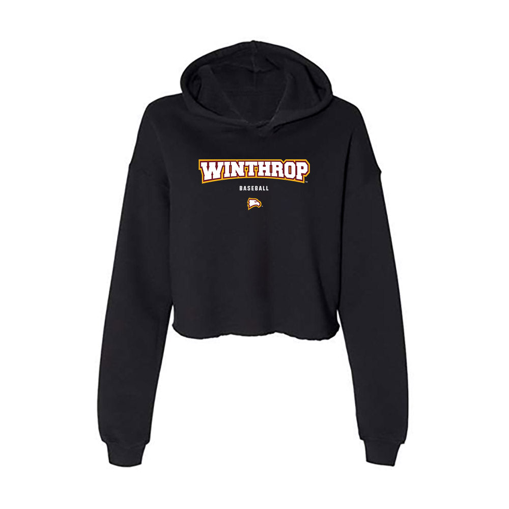 Winthrop - NCAA Baseball : Colby McNeely - Classic Shersey Women's Crop Fleece Hoodie-0