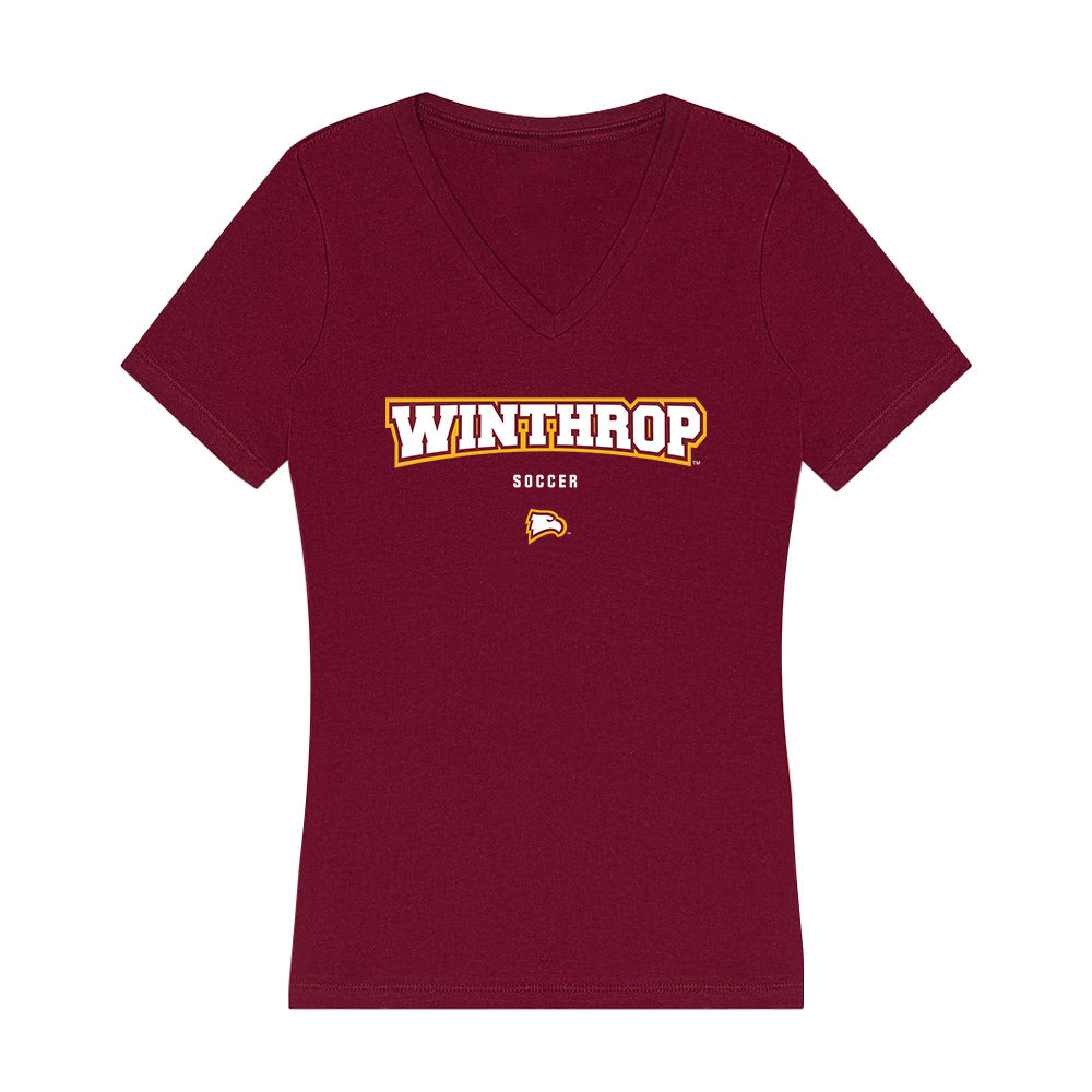 Winthrop - NCAA Women's Soccer : Ashley Ross - Classic Shersey Women's V-Neck T-Shirt-0
