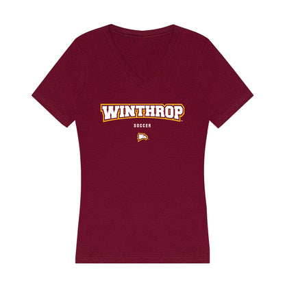 Winthrop - NCAA Women's Soccer : Ashley Ross - Classic Shersey Women's V-Neck T-Shirt-0