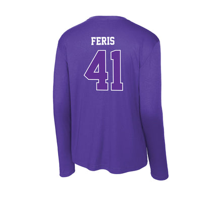 SFA - NCAA Baseball : Charlie Feris - Classic Shersey Activewear Long Sleeve T-Shirt-1
