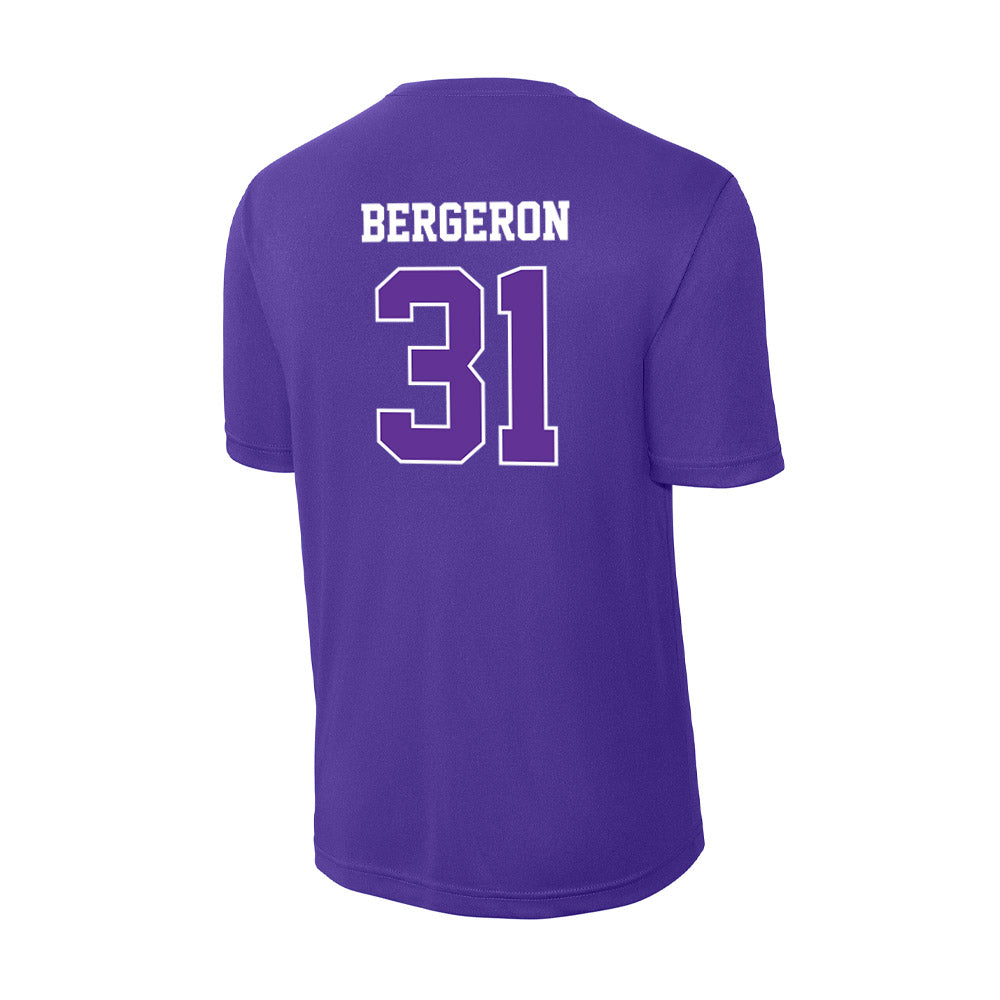 SFA - NCAA Baseball : Nate Bergeron - Classic Shersey Activewear T-Shirt-1