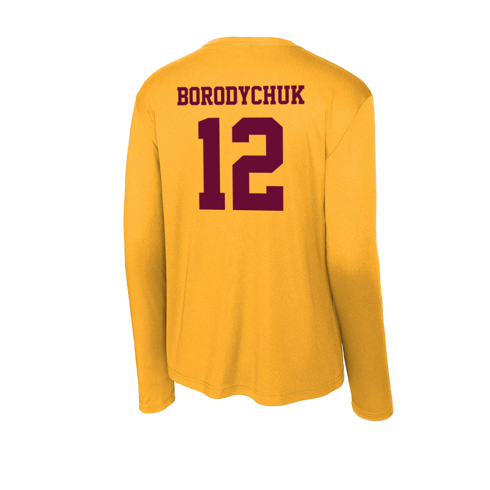 Central Michigan - NCAA Football : Logan Borodychuk - Activewear Long Sleeve T-Shirt-1