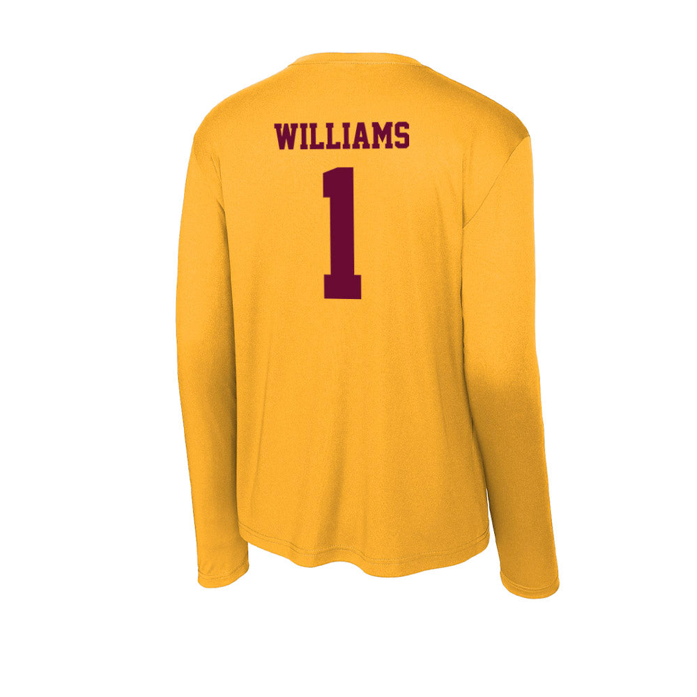 Central Michigan - NCAA Women's Basketball : Nevaeh Williams - Activewear Long Sleeve T-Shirt-1