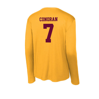 Central Michigan - NCAA Football : Edward Conoran - Activewear Long Sleeve T-Shirt-1
