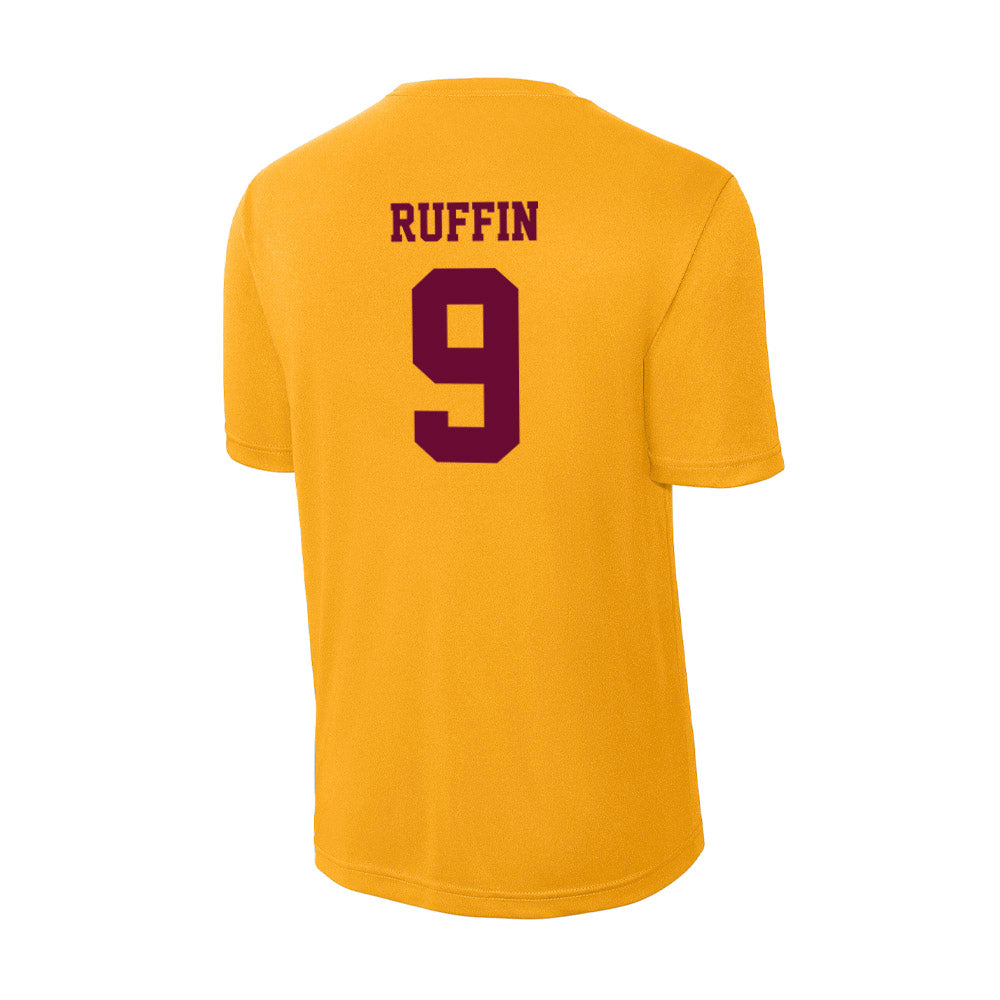 Central Michigan - NCAA Football : Justin Ruffin - Activewear T-Shirt-1