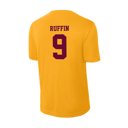 Central Michigan - NCAA Football : Justin Ruffin - Activewear T-Shirt-1