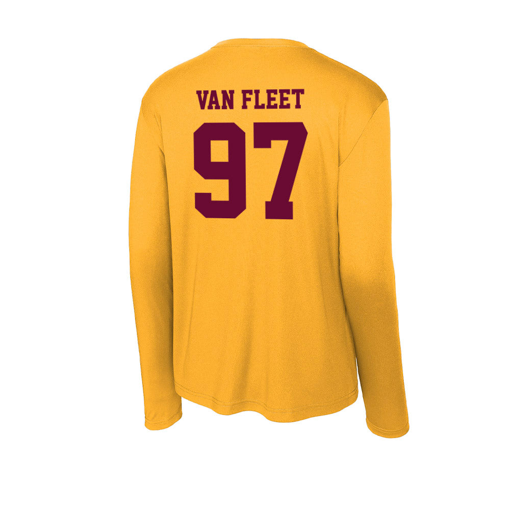 Central Michigan - NCAA Football : Maxwell Van Fleet - Activewear Long Sleeve T-Shirt-1