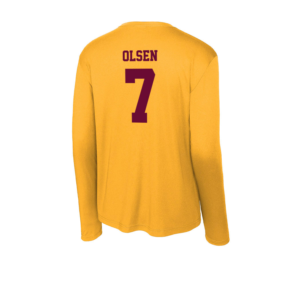 Central Michigan - NCAA Women's Field Hockey : Emma Olsen - Activewear Long Sleeve T-Shirt-1