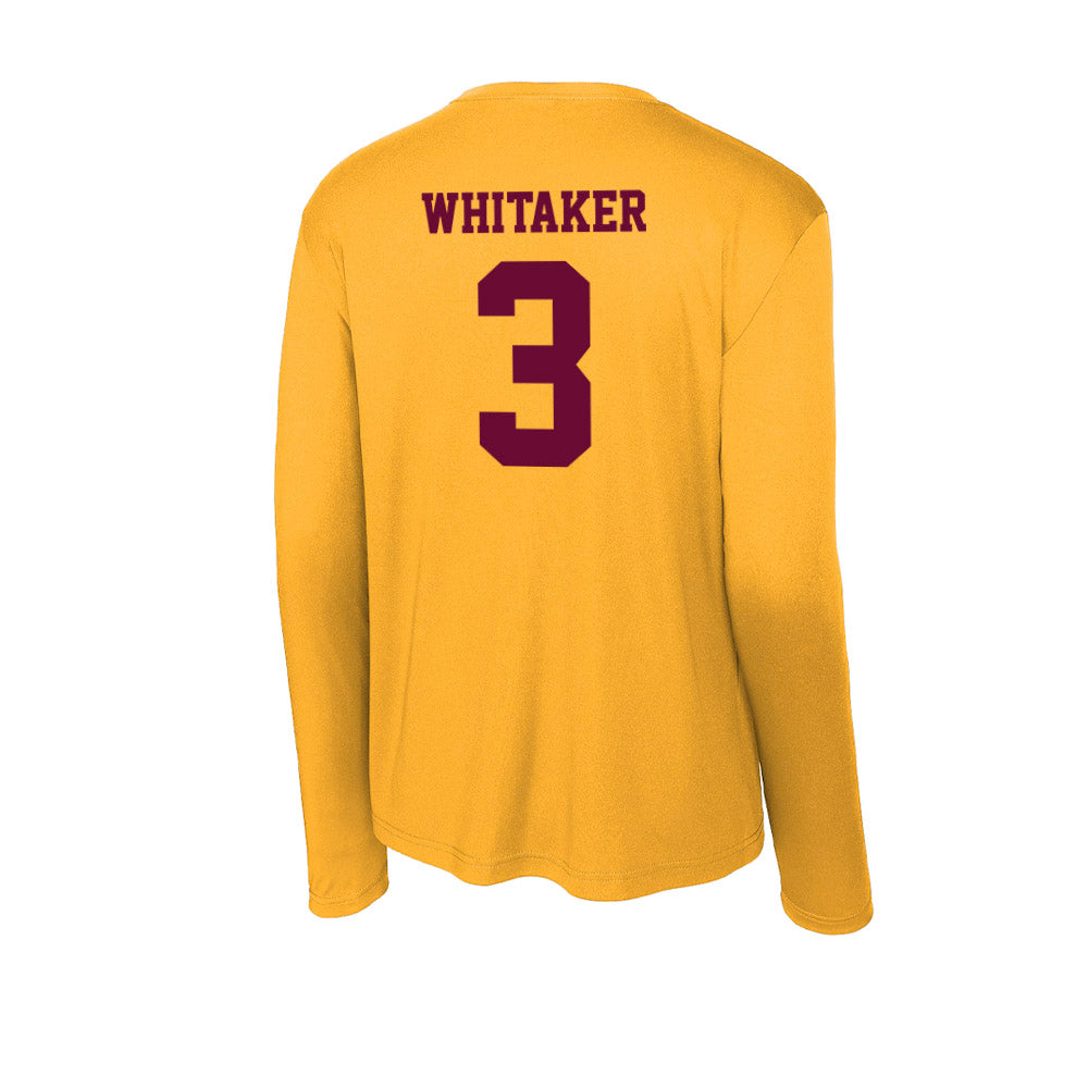 Central Michigan - NCAA Men's Basketball : Jaxson Whitaker - Activewear Long Sleeve T-Shirt-1