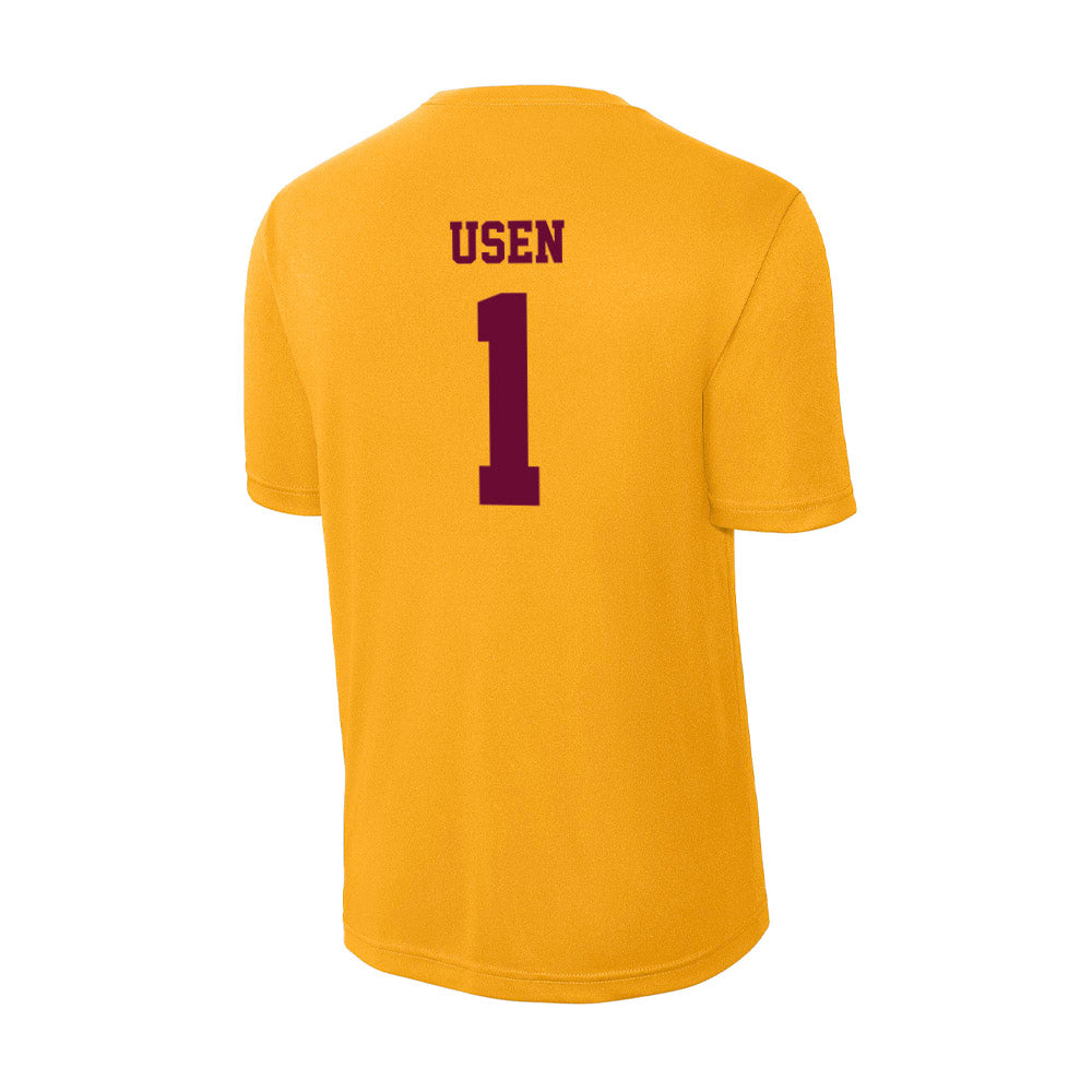 Central Michigan - NCAA Men's Basketball : Nsikan Usen - Activewear T-Shirt-1