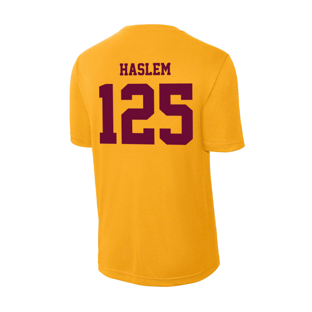 Central Michigan - NCAA Wrestling : Cristian Haslem - Activewear T-Shirt-1