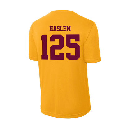 Central Michigan - NCAA Wrestling : Cristian Haslem - Activewear T-Shirt-1