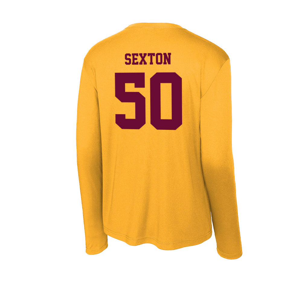 Central Michigan - NCAA Football : Matt Sexton - Activewear Long Sleeve T-Shirt-1