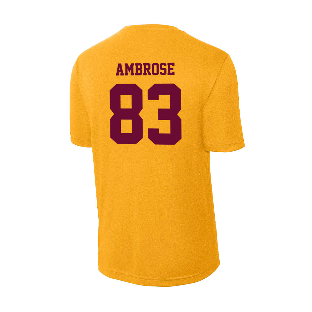 Central Michigan - NCAA Football : Travis Ambrose - Activewear T-Shirt-1