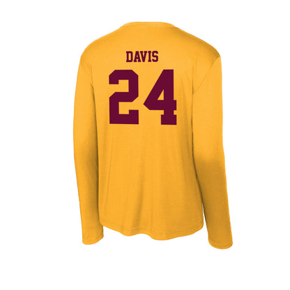 Central Michigan - NCAA Women's Basketball : Indya Davis - Activewear Long Sleeve T-Shirt-1