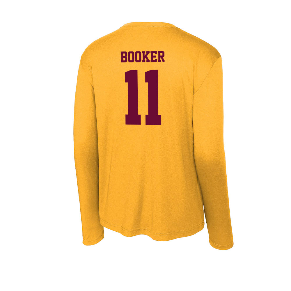 Central Michigan - NCAA Football : Josiah Booker - Activewear Long Sleeve T-Shirt-1