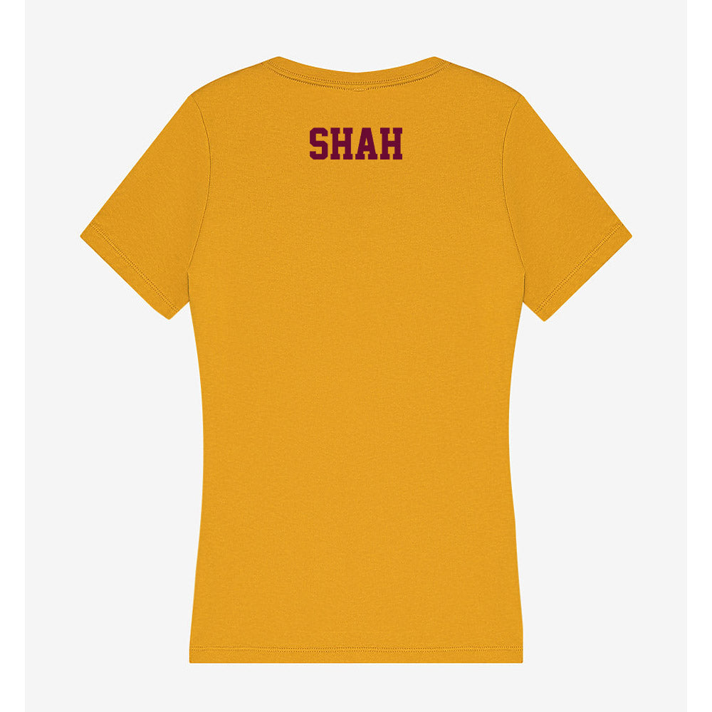 Central Michigan - NCAA Women's Golf : evanka shah - Women's V-Neck T-Shirt-1