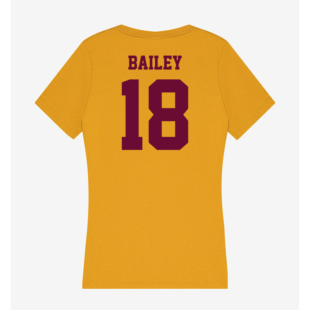 Central Michigan - NCAA Baseball : Hayden Bailey - Women's V-Neck T-Shirt-1