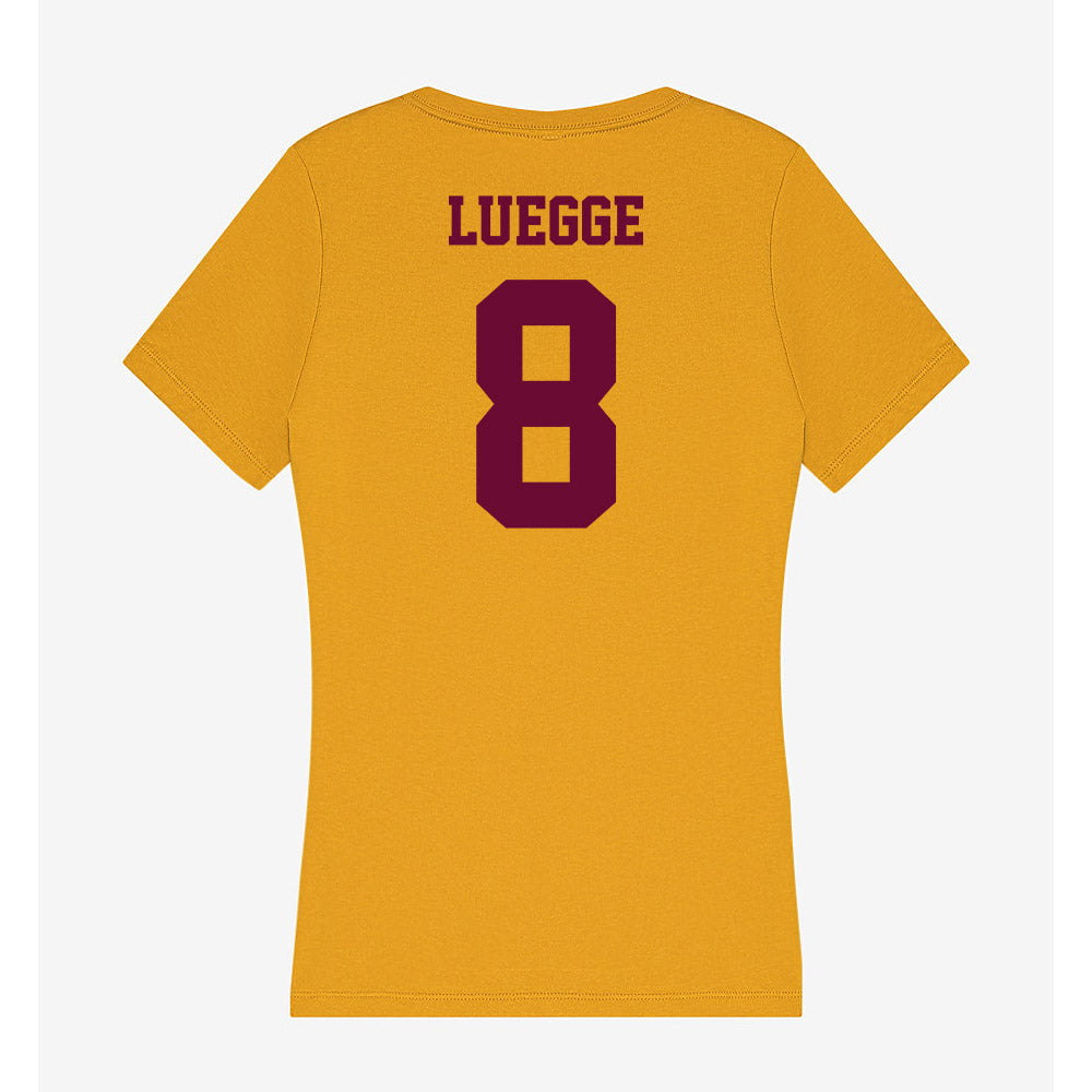 Central Michigan - NCAA Softball : Ella Luegge - Women's V-Neck T-Shirt-1