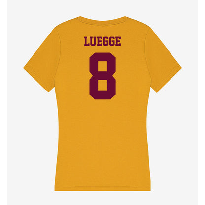Central Michigan - NCAA Softball : Ella Luegge - Women's V-Neck T-Shirt-1