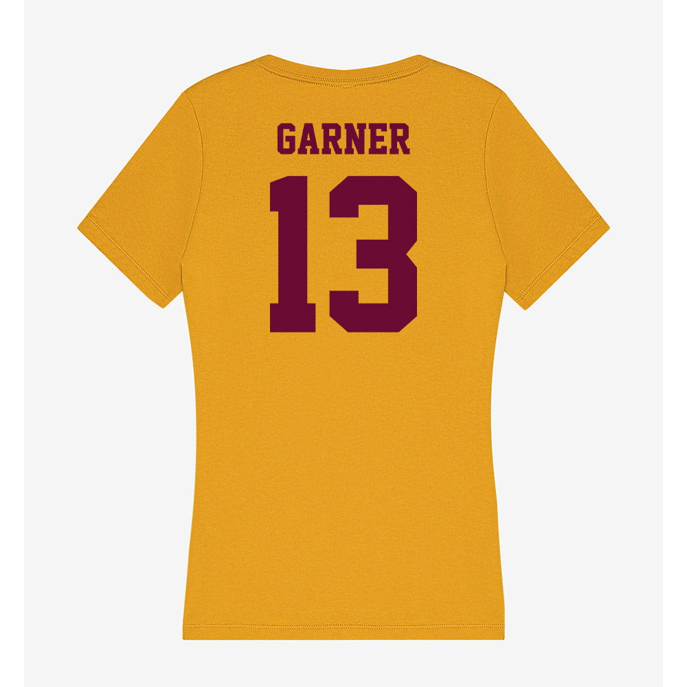 Central Michigan - NCAA Men's Basketball : Keenan Garner - Women's V-Neck T-Shirt-1